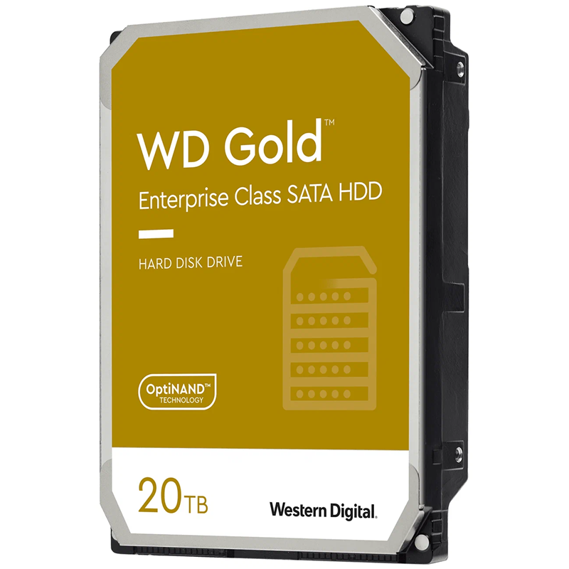Жесткий диск Western Digital GOLD WD201KRYZ 20TB 3.5" 7200 RPM 512MB 512e SATA-III