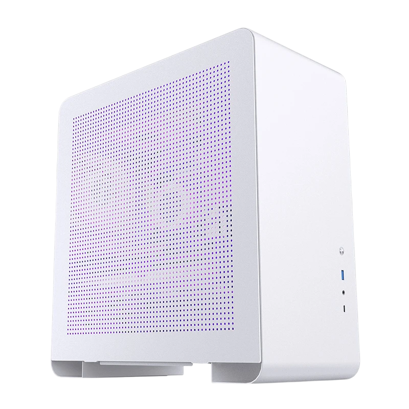 Корпус без блока питания/ Case JONSBO U4 PRO MESH, Midi-Tower, no fan, 1xUSB-A 3.2 + 1xUSB-C 3.2, ATX, mATX, mITX White (U4PRO MESH WHITE)