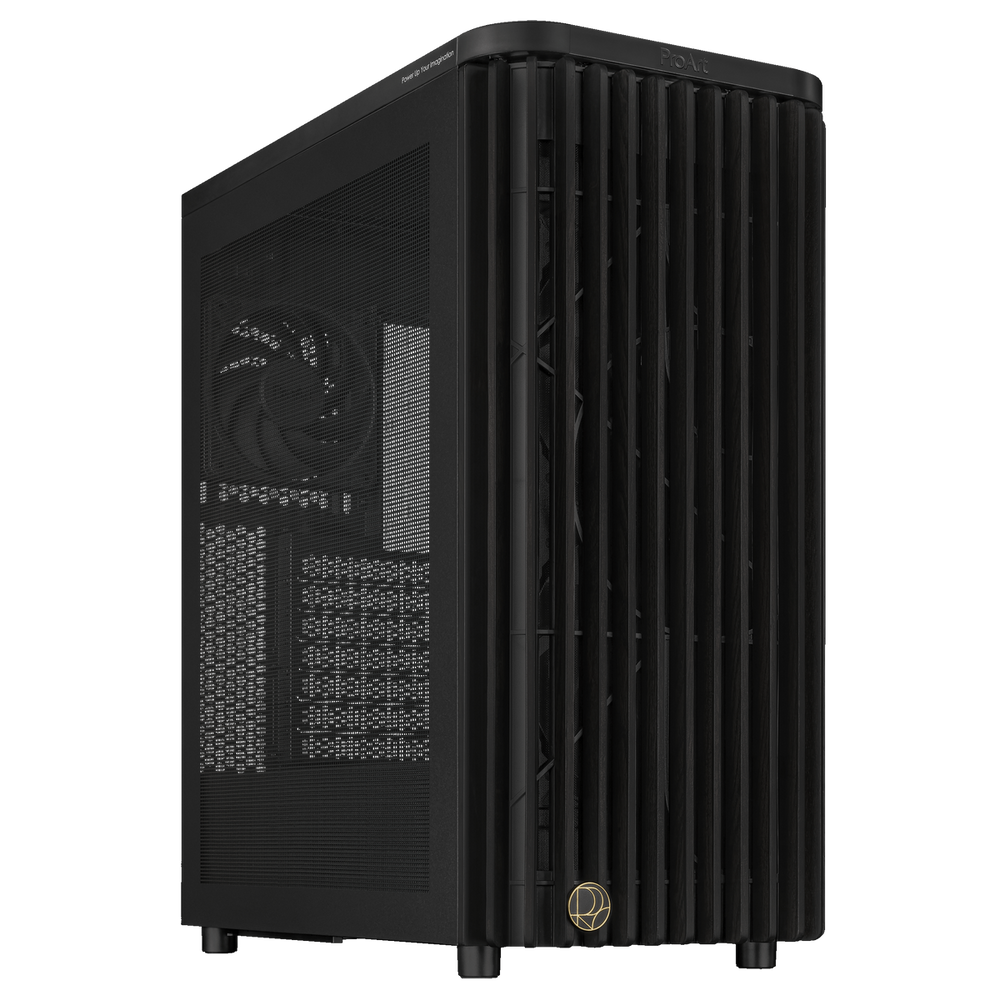 Корпус для ПК ASUS PROART PA401 WOOD MESH PWM BLACK (90DC00M0-B39040)