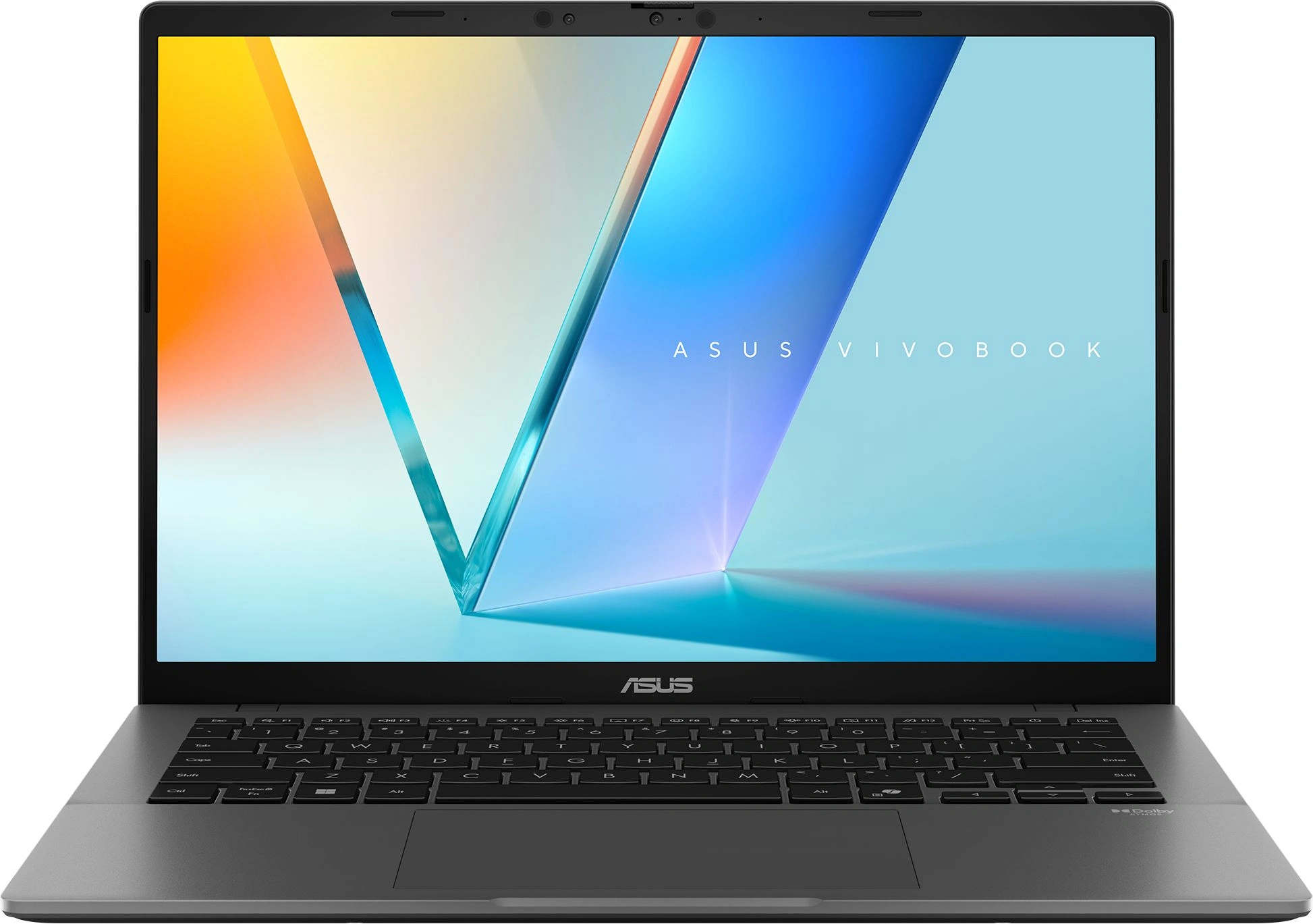 Ноутбук ASUS Vivobook S14 S3407QA-SF044W Snapdragon X X1 26 100 Qualcomm Hexago LPDDR5X 16GB 1TB PCIE G4 SSD Qualcomm Adreno GPU 14" OLED WUXGA / WIN11 HOME 1.11 kg Matte Gray (90NB16B2-M004B0)