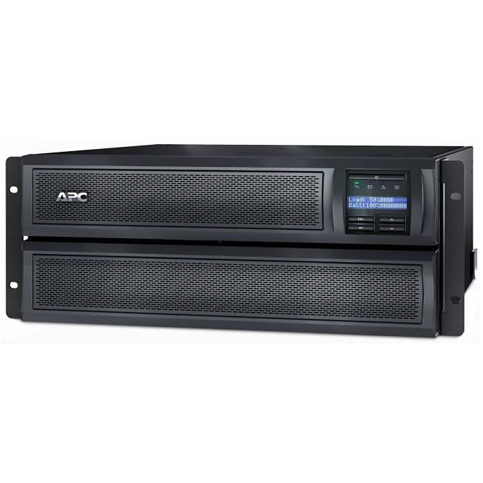 ИБП APC Smart-UPS X 2200VA/ 1980W, 4U/ Tower, Line-Interactive, LCD, 8x C13 (220-240V), 2x C19, SmartSlot, USB, HS repl. batt. (SMX2200HV)