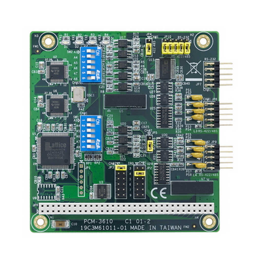 PCM-3610-CE Адаптер 2 порта RS-232/ 422/ 485 PC/ 104 Module with Isolation Protection