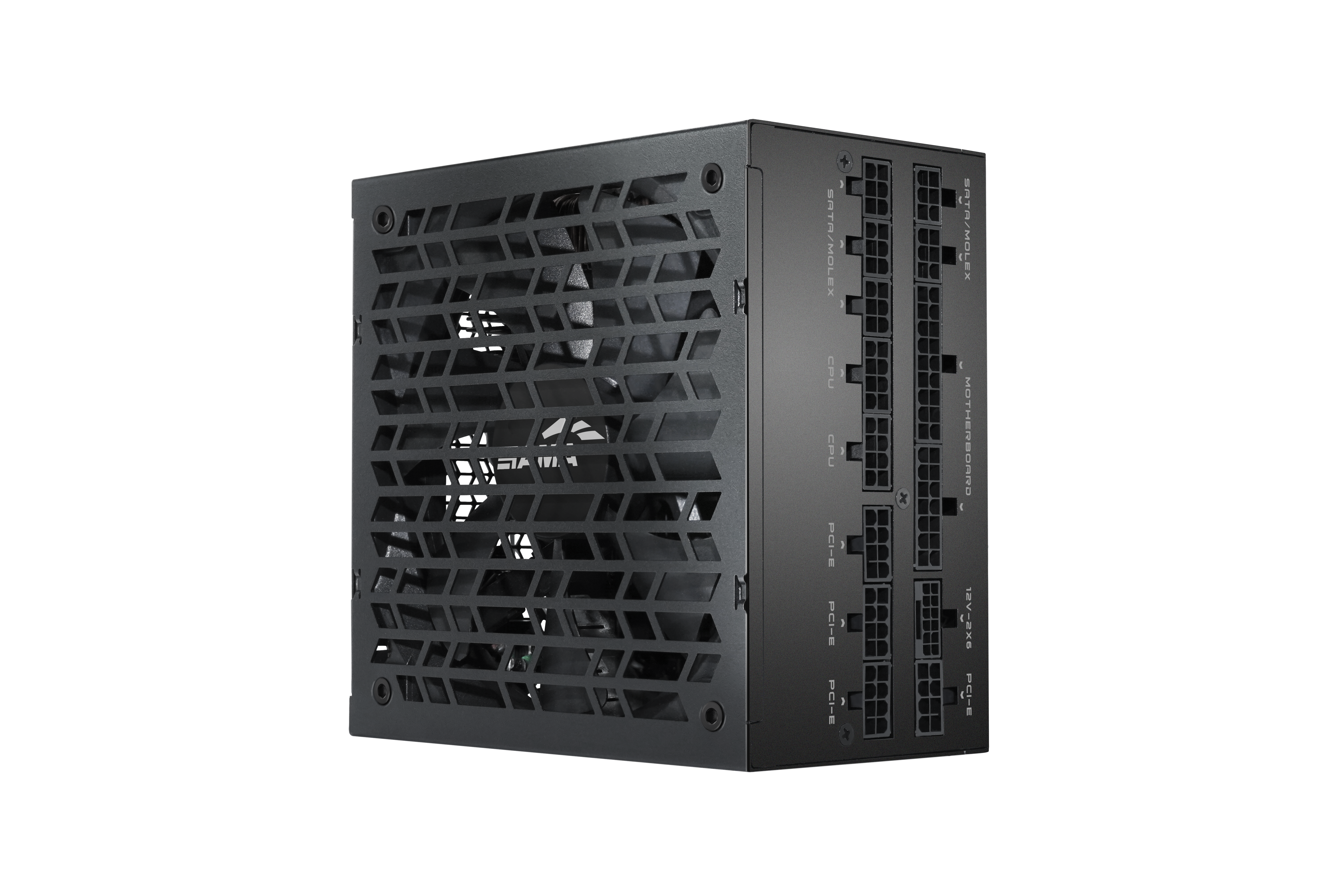 Блоки питания/ Power Supply SAMA P1000 Black (XPH1000-AP), 1000W 80+ Platinum (ATX, 3.1, PCIe 5.0, Full modular, 1x24(20+4)pin mesh 600mm, 2xCPU 8(4+4)pin 700mm, 3xPCIe*2 8(6+2)pin 600mm, 1x12VHPWR PCIe 5.1 12+4pin 600W (P1000-BKPFF001-EU)