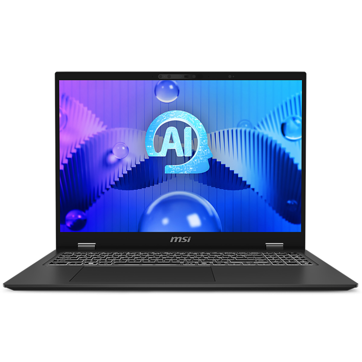Ноутбук/ MSI Prestige 16 AI Evo B1MG-035RU 16"(2560x1600 (глянцевый) IPS)/Intel Core Ultra 7 155H(1.4Ghz)/16384Mb/1024PCISSDGb/noDVD/Int:Intel Arc graphics/Cam/BT/WiFi/war 1y/1.5kg/Stellar Gray/Win11Home (9S7-15A121-035)