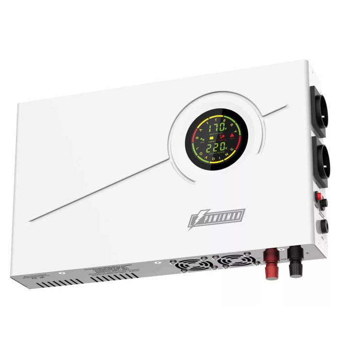 Источник бесперебойного питания POWERMAN Smart 500 INV, 500 VA/ 300W 2 euro