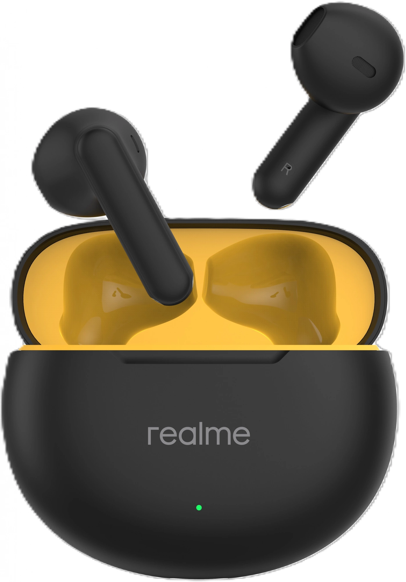 Гарнитура вкладыши Realme Buds T01 черный беспроводные bluetooth в ушной раковине (6941764436190)