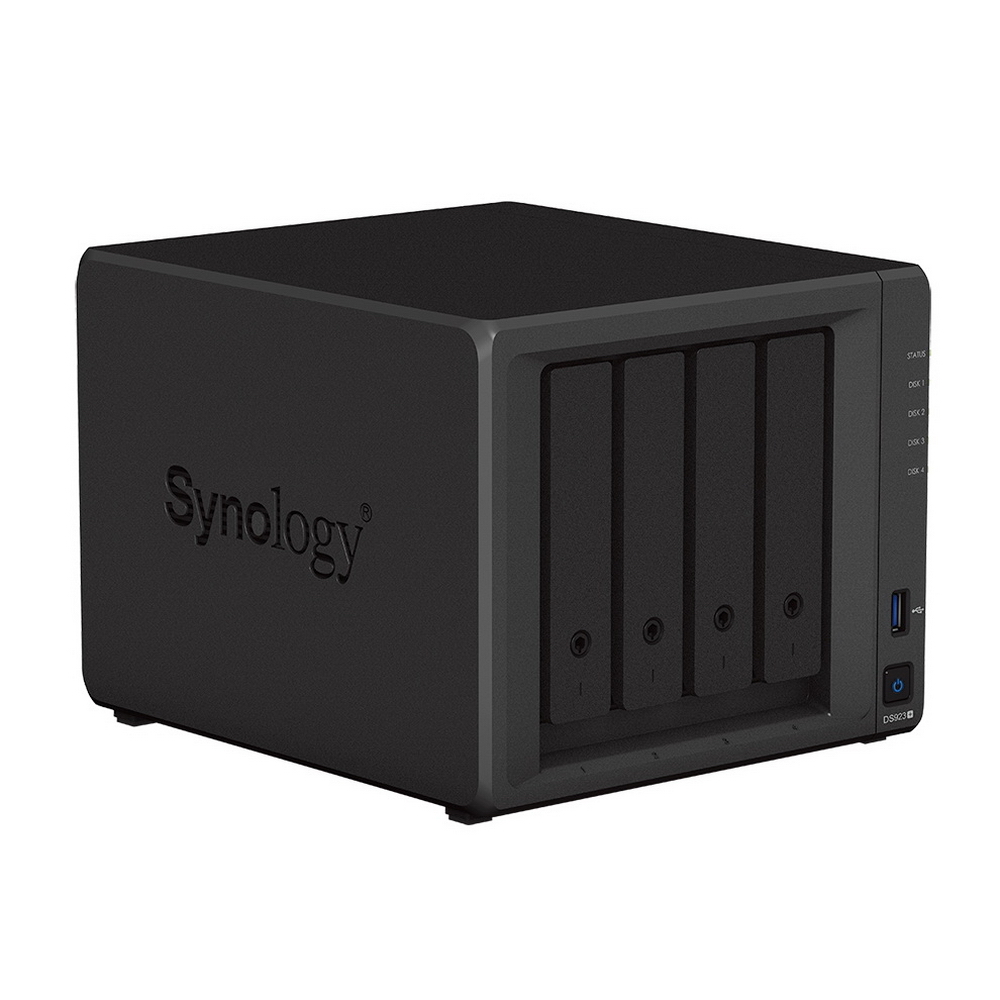 Платформа СХД Synology DS923+ 4 Bay 2xM.2 2xGLAN 4GB (Max. 32GB) DDR4