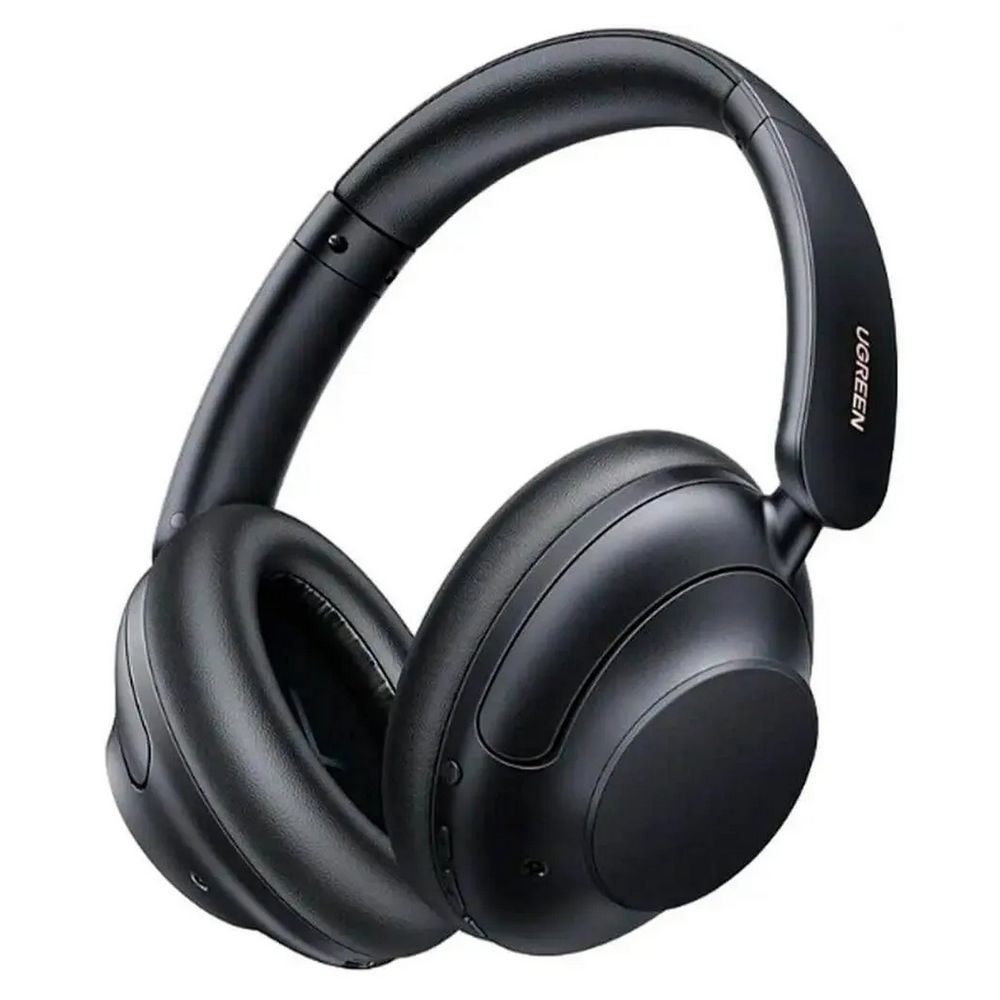 Наушники накладные беспроводные UGREEN HP202 (25255) HiTune Max 5 Hybrid Active Noise-Cancelling Headphones. Цвет: черный (25255_)
