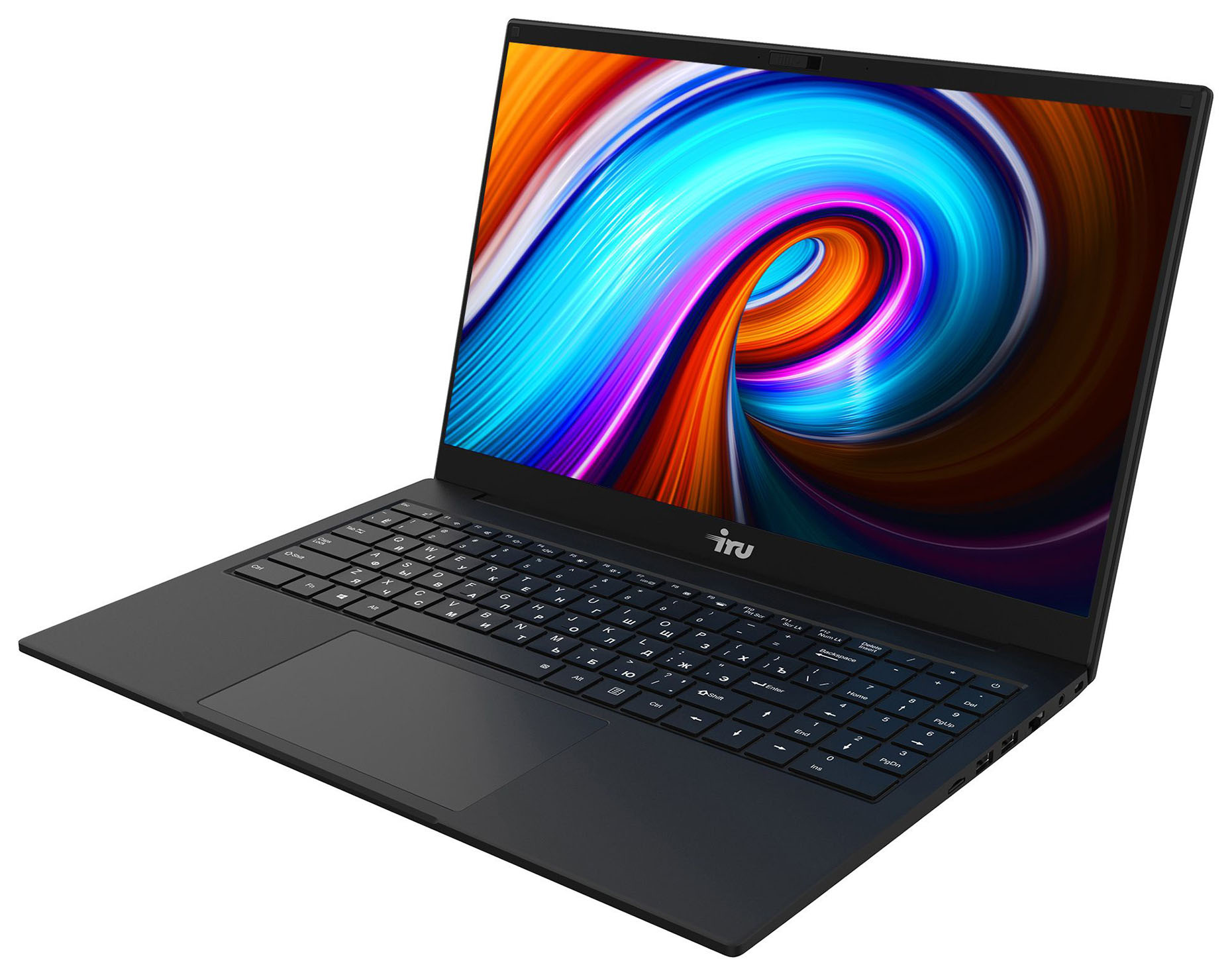 Ноутбук IRU 15EC5 Core i5 1135G7 8Gb SSD256Gb Intel Iris Xe graphics 15.6" IPS FHD (1920x1080) FreeDOS black WiFi BT Cam 7200mAh (1894781)