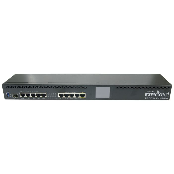 Картинка Маршрутизатор Mikrotik RB3011UiAS-RM (RB3011UIAS-RM) 