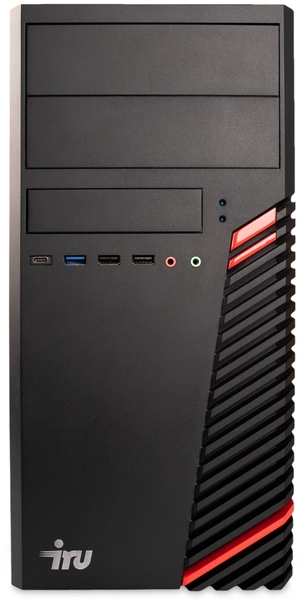 ПК IRU 310B6SM MT i5 12400 (2.5) 8Gb SSD256Gb UHDG 730 Windows 11 Pro GbitEth 200W черный (2011376)