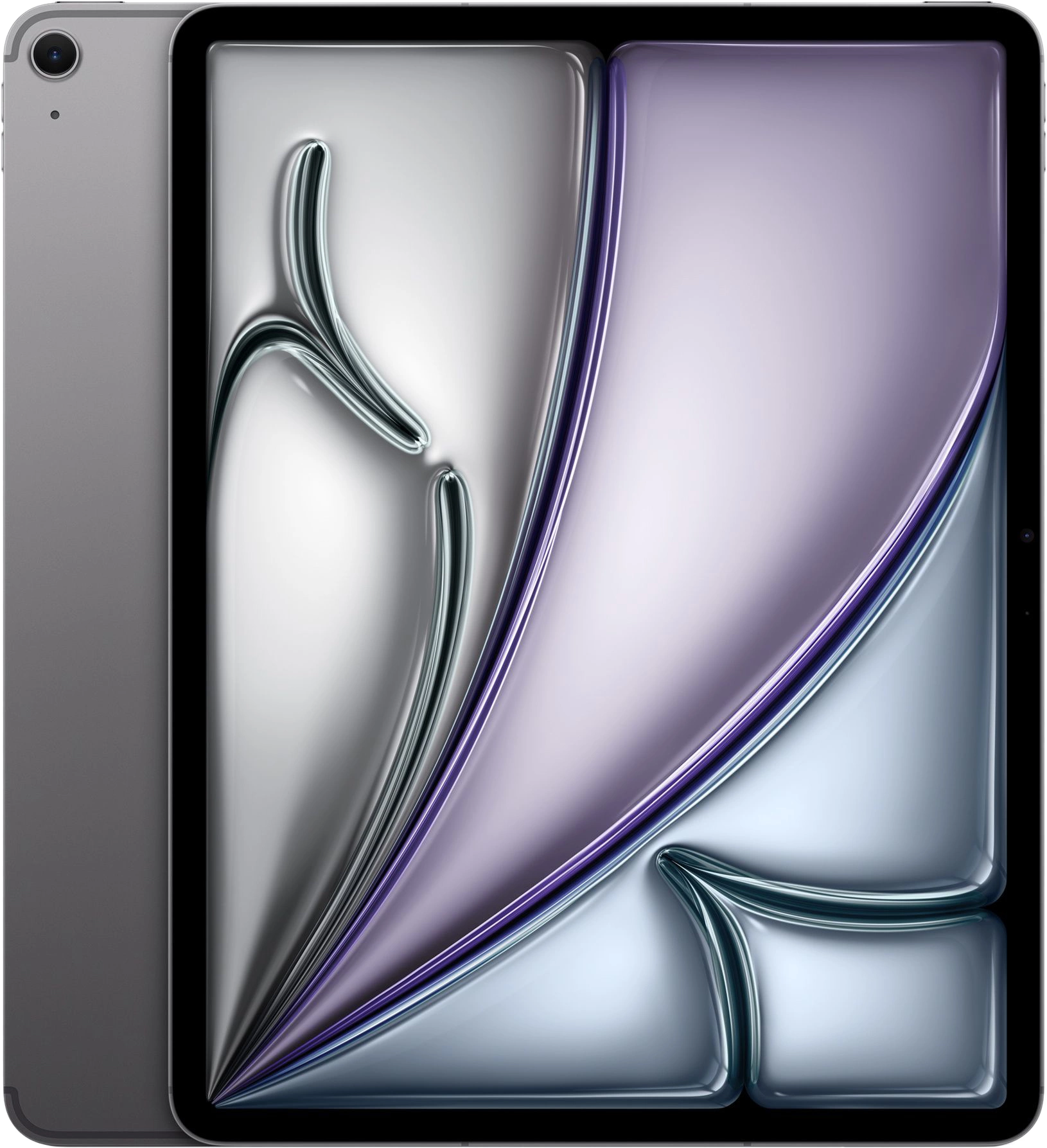 Планшет Apple iPad Air 2024 A2899 2.99 8C RAM8Gb ROM128Gb 13" IPS 2732x2048 LTE eSIM iOS серый космос 12Mpix 12Mpix BT GPS WiFi Touch 9hr (MV6Q3LL/A)