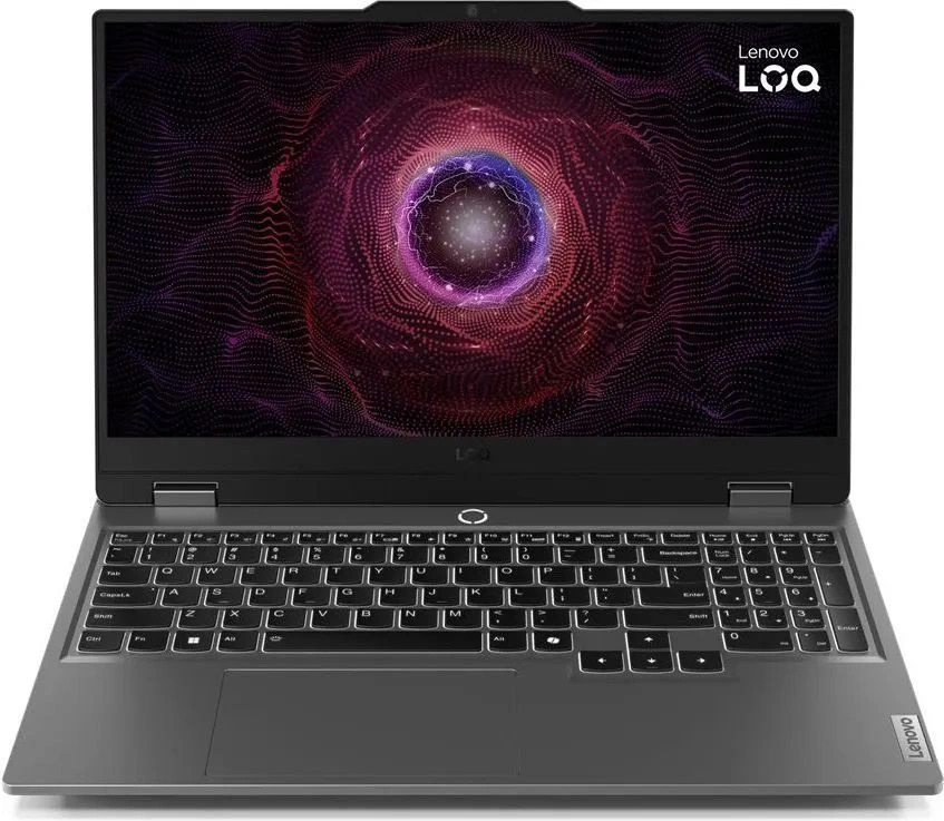 Ноутбук 15.6" IPS FHD LENOVO LOQ 15ARP9 серый (AMD Ryzen 5 7235HS/16Gb/512Gb SSD/4050 6Gb/noOS) (83JC00LBRK)