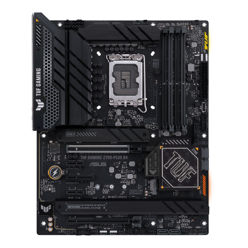 Материнская плата ASUS TUF GAMING Z790-PLUS D4 Soc-1700 Intel Z790 4xDDR4 ATX AC`97 8ch(7.1) 2.5Gg RAID+HDMI+DP (90MB1CQ0-M0EAY0)