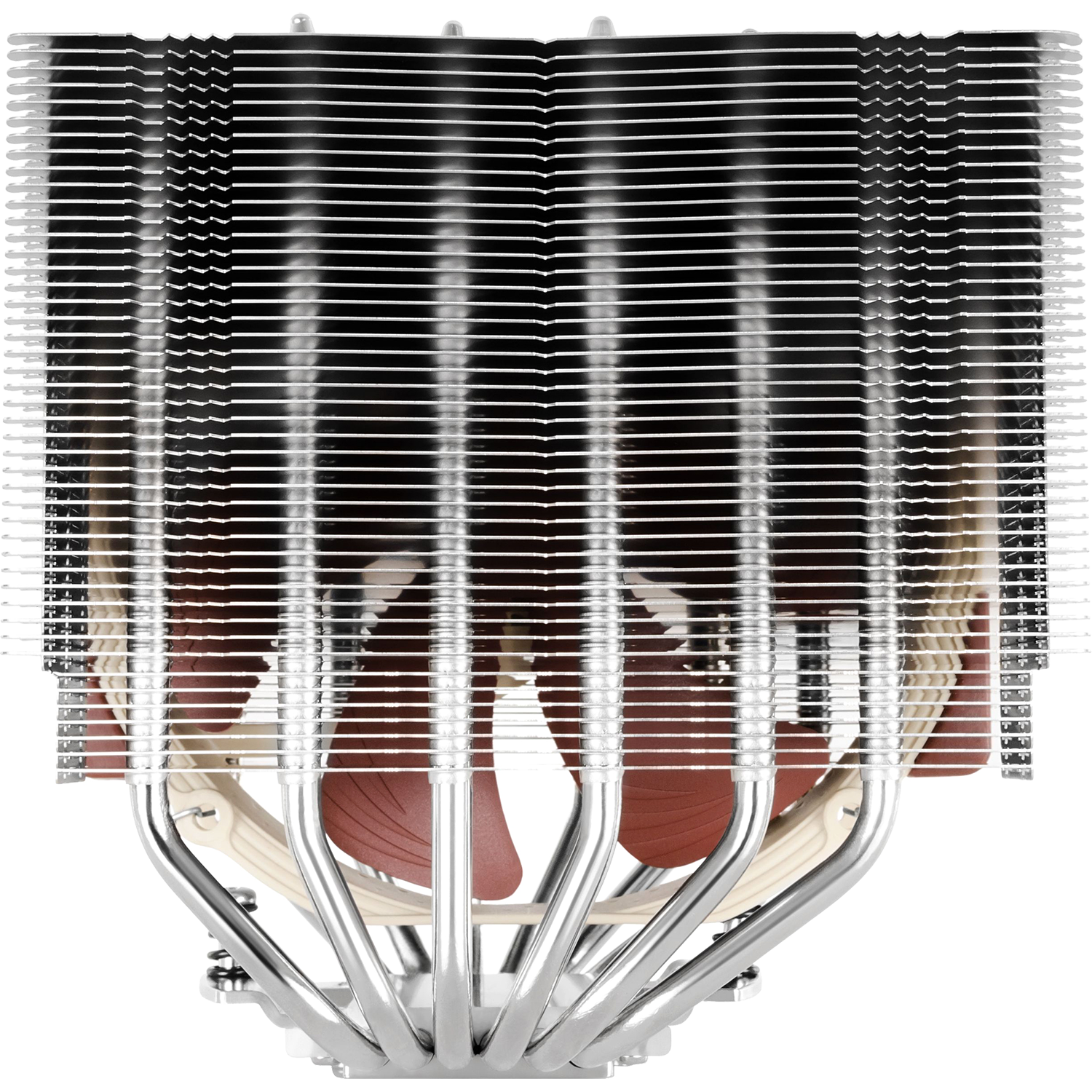 Кулер для процессора/ CPU Cooler Noctua NH-D15S (167W, 4-pin PWM, 160mm, Al/Cu, 6x6mm, 1x150x140x25mm, 82.5CFM, 24.6dBA, 1500RPM, S: 1851/1700/1200/115X, AM5/AM4, Beige/Brown)