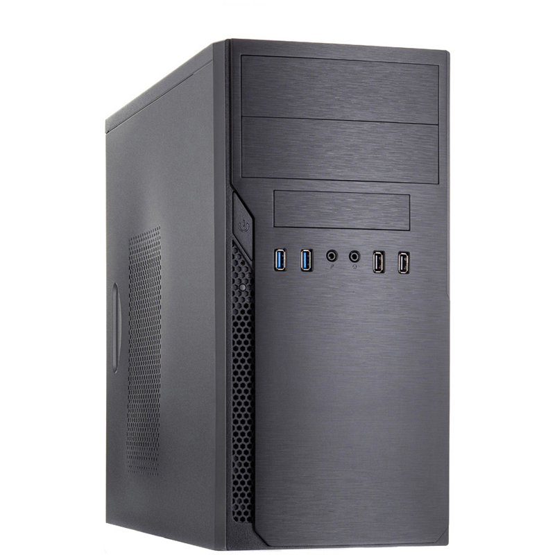 Case Foxline FL-628, mATX, 2x5.25EXT, 1x3.5EXT, 3x3.5INT, 2xUSB2.0+2xUSB3.0, HDA, w/ o FAN, w/ 450W ATX PSU, w/ 1.2m EU pwr cord (FL-628-FZ450R-U32)