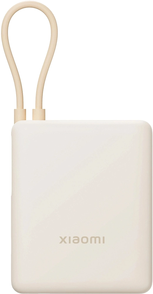Мобильный аккумулятор Xiaomi BHR9333GL 10000mAh PD 33W 3A USB-A/USB-C бежевый