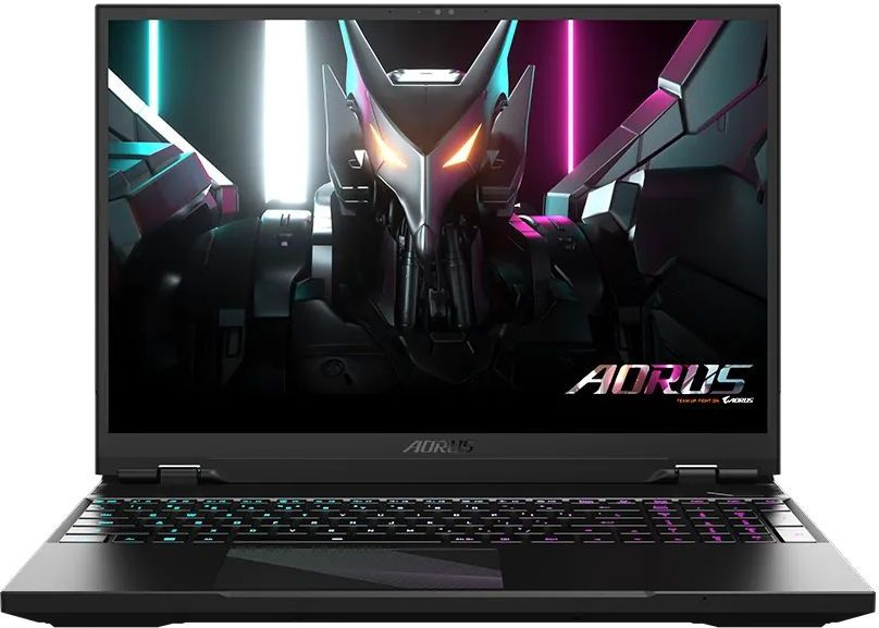 Ноутбук Gigabyte Aorus 16 BKF Core i7 13700H 16Gb SSD1Tb NVIDIA GeForce RTX4060 8Gb 16" IPS QHD (2560x1440) Free DOS black WiFi BT Cam (BKF-73KZ654SD)