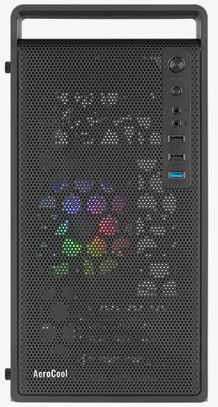корпус Formula V Line CS-109-G mATX USB3.0x1/USB2.0x2/audio (ex Aerocool) (CS-109-G-BK-V1)