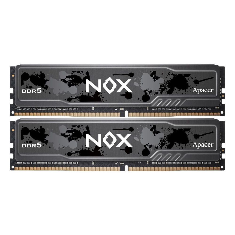 Модуль памяти Apacer 64GB DDR5 5600 DIMM OC NOX w/ HS, kit 2x32GB CL40, 1.25V (AH5U64G56C522MBAA-2)