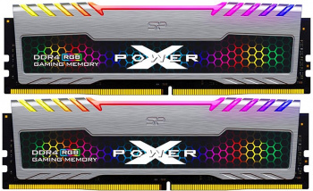 Комплект памяти DDR4 2x8Gb 3600MHz Silicon Power SP016GXLZU360BDB Xpower Turbine RGB RTL Gaming PC4-28800 CL18 DIMM 288-pin 1.35В kit single rank