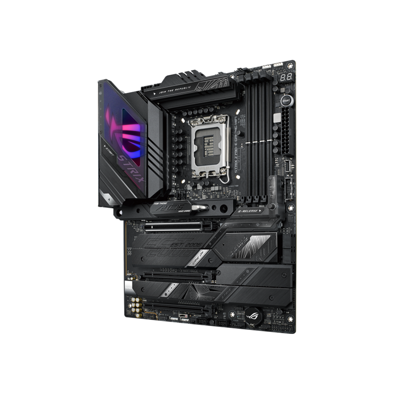 Материнская плата ASUS ROG STRIX Z790-E GAMING WIFI, LGA1700, Z790, 4*DDR5, DP+HDMI, 4xSATA3 + RAID, M2, Audio, 2,5Gb LAN, USB 3.2, USB 2.0, ATX (90MB1CL0-M0EAY0)