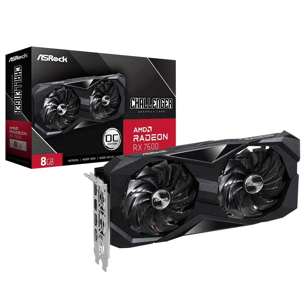 Radeon RX 7600 Challenger 8G OC (RX7600 CL 8GO)