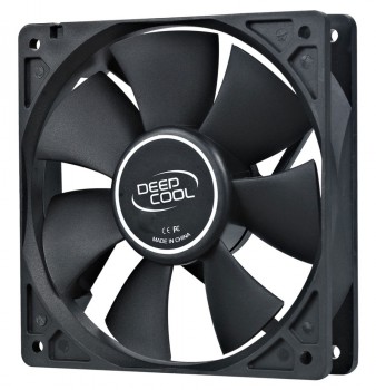 Вентилятор DEEPCOOL Xfan120 120x120x25мм (64шт./ кор, пит. от мат.платы и БП, черный, 1300об/ мин) Retail blister