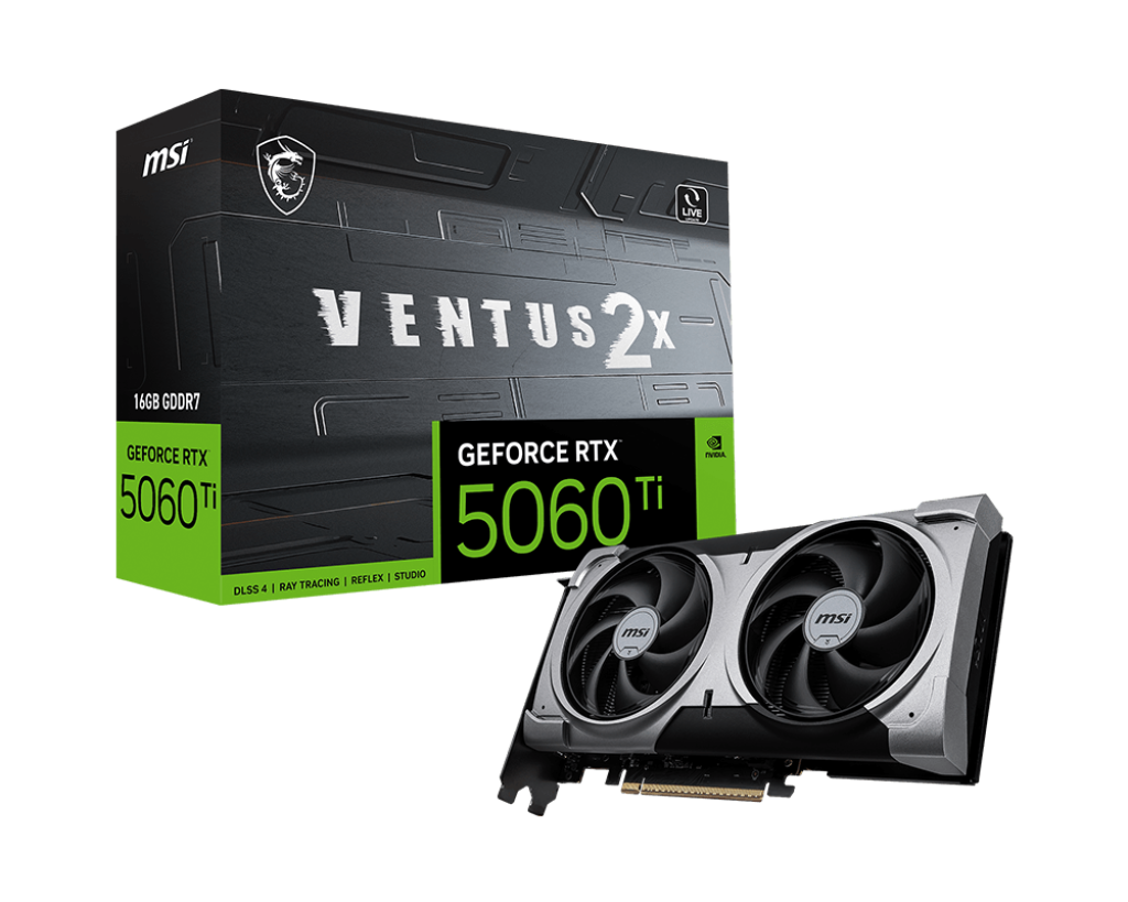 Видеокарта/ GeForce RTX 5060 Ti 16G VENTUS 2X OC PLUS