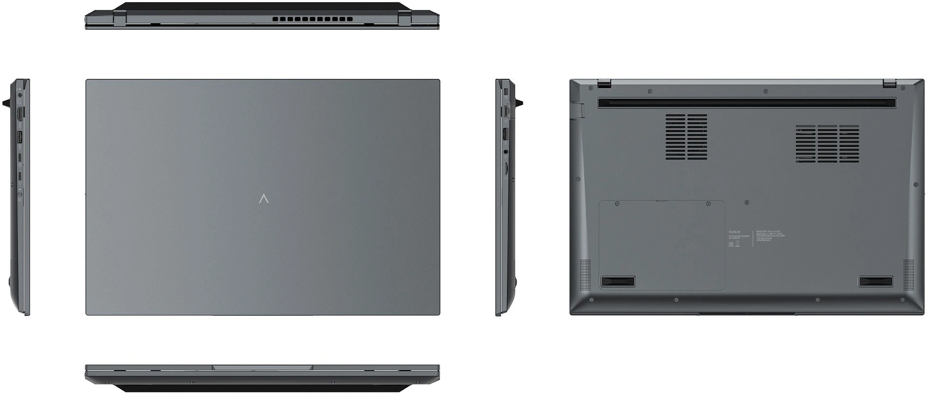 Ноутбук Digma Pro Fortis M Ryzen 5 7430U 16Gb SSD512Gb AMD Radeon Graphics 17.3" IPS FHD (1920x1080) Windows 11 Pro Multi Language grey WiFi BT Cam 5500mAh (DN17R5-ADXW01)