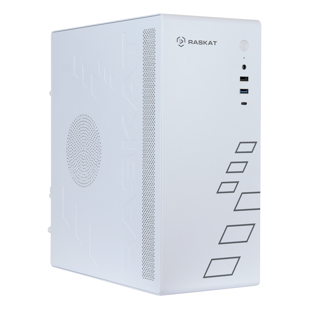 Компьютер Raskat Standart 300 (Intel Core i3 10100, RAM 16Gb, SSD 480Gb, no OS, kb+ms, white) (STANDART300128037)