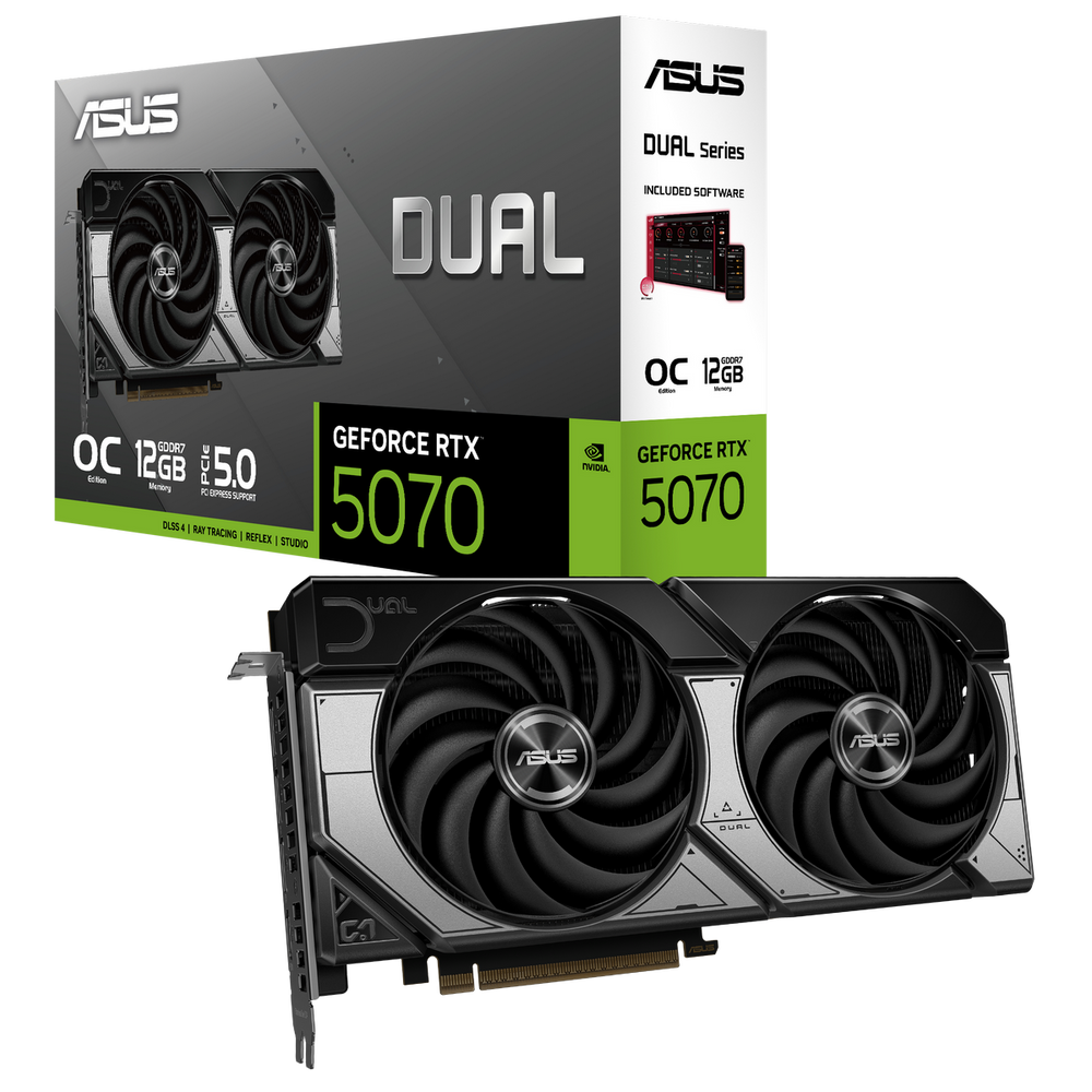Видеокарта/ DUAL-RTX5070-O12G (90YV0M17-M0NA00)