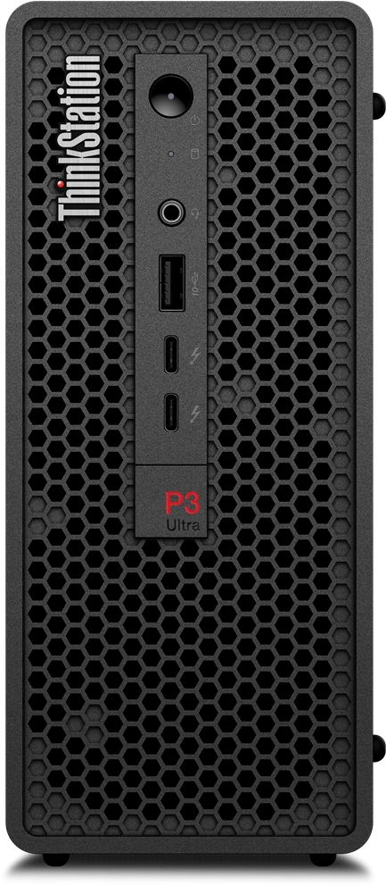ПК Lenovo ThinkStation P3 Ultra SFF i7 14700 (2.1) 32Gb SSD1Tb UHDG 770 Windows 11 Pro 64 2.5xGbitEth+1xGbitEth 300W мышь клавиатура черный (30HBS64600)