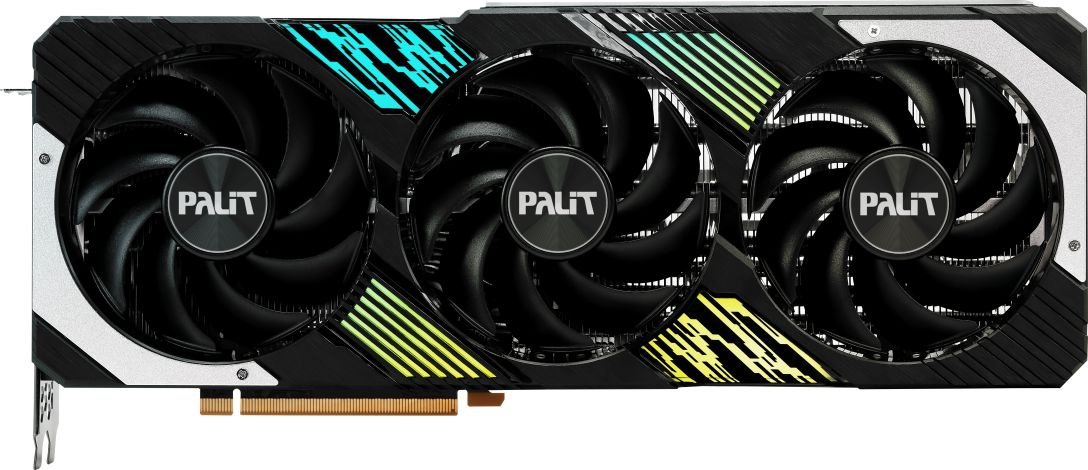 Видеокарта Palit PCI-E 4.0 RTX4080 SUPER GAMINGPRO OC NVIDIA GeForce RTX 4080 Super 16Gb 256bit GDDR6X 2295/ 23000 HDMIx1 DPx3 HDCP Ret (NED408ST19T2-1032A)