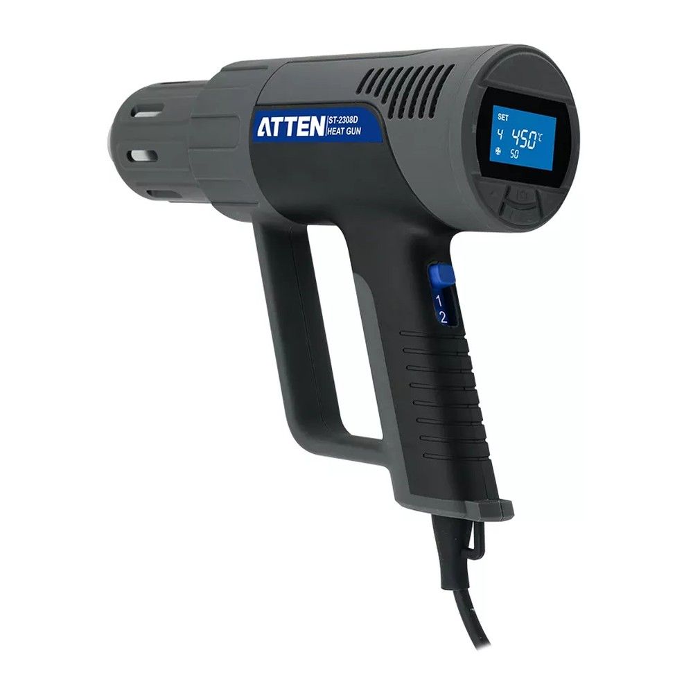 Паяльная станция Atten Bad Pack Ручной цифровой термофен ST-2308D , 1500Вт, +50С+650С bp (ST-2308D||BP)