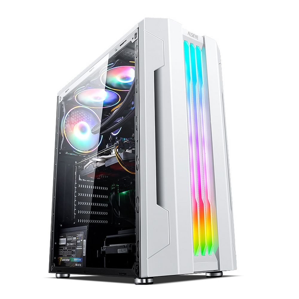 Корпус ALSEYE Auro 3.0-W Mini-ITX/ Micro ATX/ ATX, USB2.0*2+HD Audio+USB3.0*1, «H.D.D.(3.5»)*2pcs+S.S.D(2.5»)*2pcs, 354*185*413mm» (AS.07.0009)
