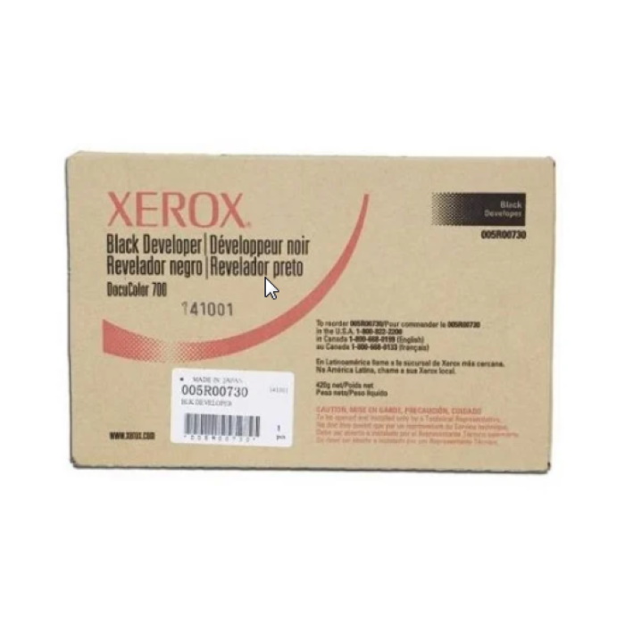 Девелопер XEROX черный, 1500000 страниц для Colour C75, J75; DCP 700, 770 (005R00730)