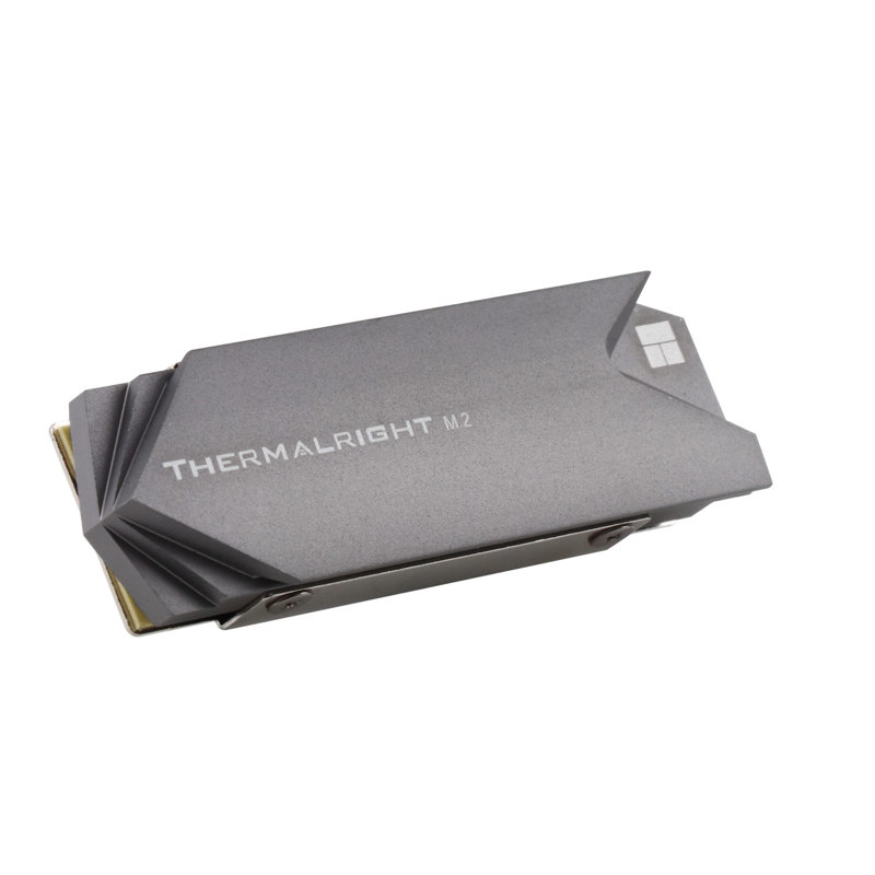 Радиатор к SSD/ SSD Cooler Thermalright M.2 2280 SSD (Radiator, Al, M.2 2280, 75x22.7x11.7mm, Silver/Gray) (TR-M.2 2280 SSD)