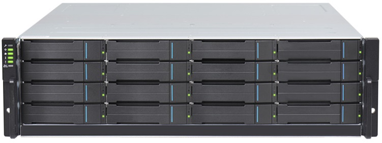 EonStor GS 4000 Gen2 2U/ 25bay,dual redundant 4x12Gb/ s SAS EXP,8x10Gbe/ iSCSI(SFP+)+4xhost board,4x4Gb,2x(PSU+FanModule),2x(SuperCap.+Flash module),25xdrive trays,1xRackmount Kit (GS 4025R2CBF-D) (GS4025R02CBFD-8U32)