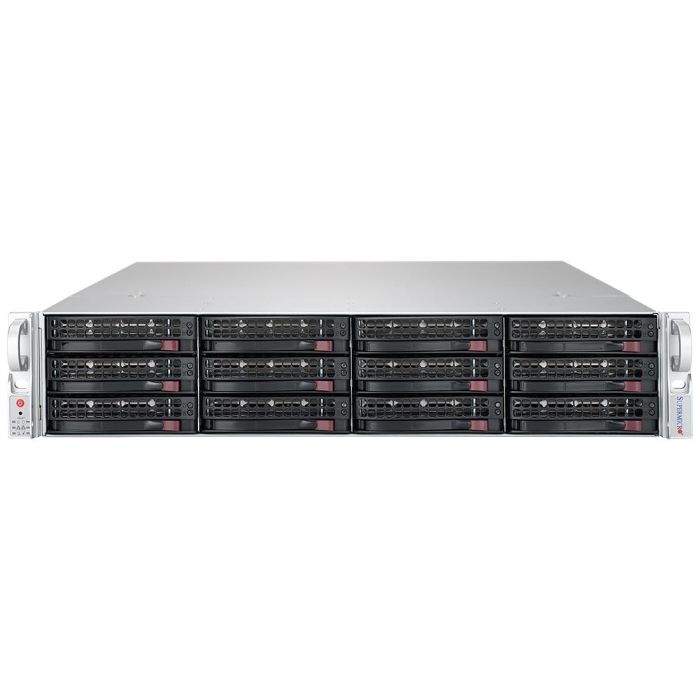 Серверная платформа Supermicro SuperServer 6029P-WTRT/ noCPU (x2 Scalable)/ noRAM (x12)/ noHDD (up 12 LFF)/ SATA RAID/ 2x 10GbE/ 2x 1200W (up 2) (SYS-6029P-WTRT)