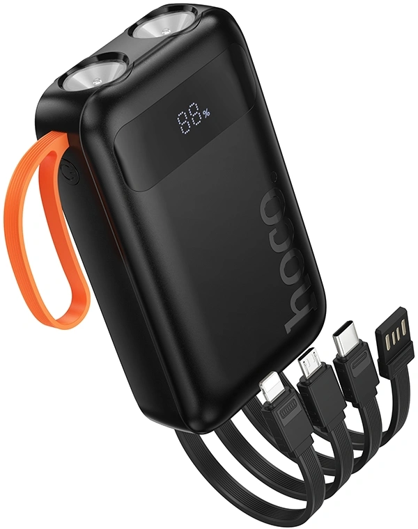 Мобильный аккумулятор Hoco J151 10000mAh 2A черный (53350)