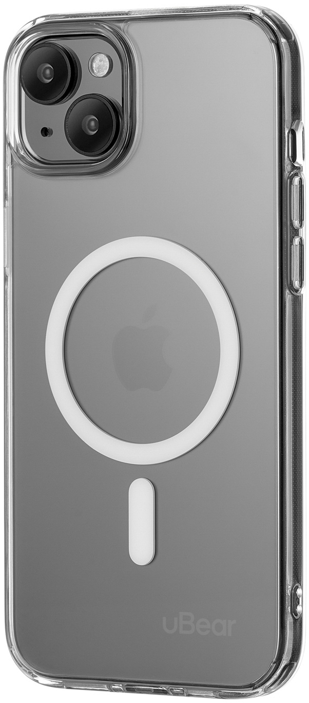 Чехол (клип-кейс) uBear для Apple iPhone 15 Plus Real Mag Case with MagSafe прозрачный (CS254TT67RL-I23M)
