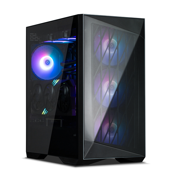 корпус ZALMAN Z9 Iceberg MS Black, EATX, BLACK, WINDOW, 4x3.5", 5x2.5", 2xUSB2.0, 2xUSB3.0, 1xUSB 3.1 Gen2 Type-C, FRONT 3x140mm ARGB, REAR 1x140mm ARGB