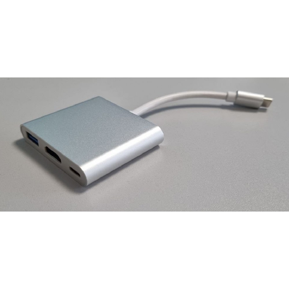 Bion Мульти переходник USB Type-C - HDMI/ USB-A3.0/ Type-C(PD charging) [BXP-A-USBC-MULTI-5]