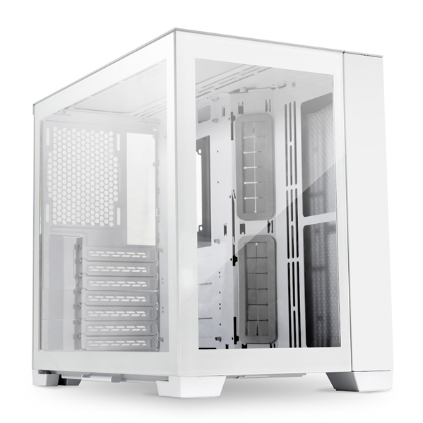 LIAN LI PC-O11 Dynamic Mini Snow White, Small Case: ATX, Micro-ATX, Mini-ITX, 2xUSB 3.2, 1xUSB 3.2 Type C, 1xAudio, Included Fans: none (G99.O11DMI-S.00)