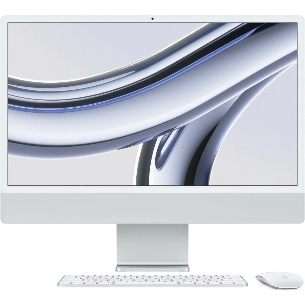 Моноблок Apple iMac 24 2023 [Z19500023] Silver 24" Retina 4.5K {Apple M3 8C CPU 8C GPU/ 16GB/ 512GB SSD/ без переходника на EU арт.11007065}