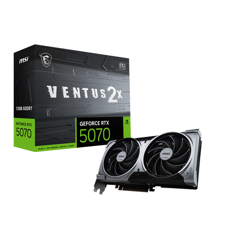 GeForce RTX 5070 12G VENTUS 2X OC