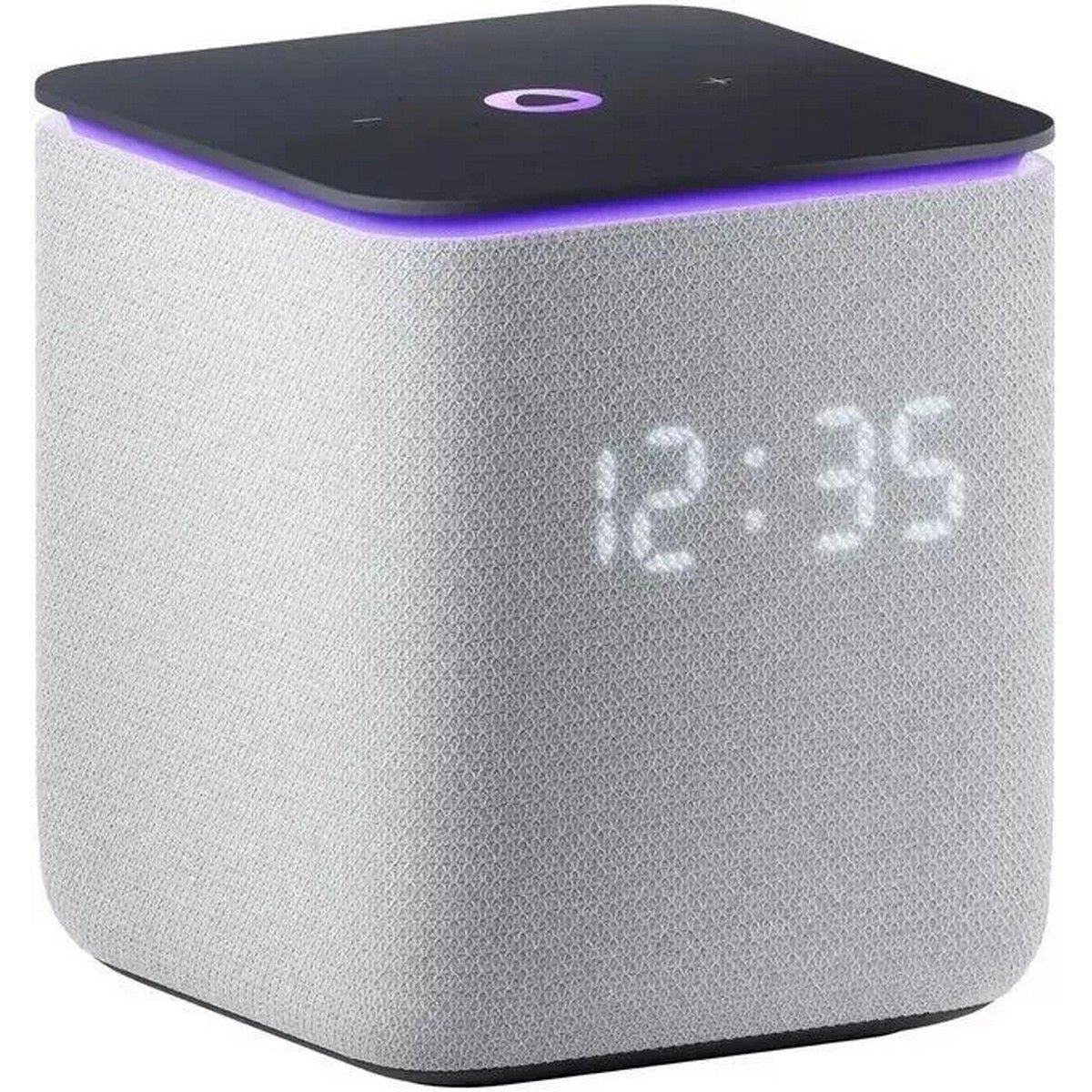 Умная колонка Яндекс Станция Миди с Алисой, с Zigbee, 24Вт, серый. (YNDX00054GRY) (YNDX-00054GRY)