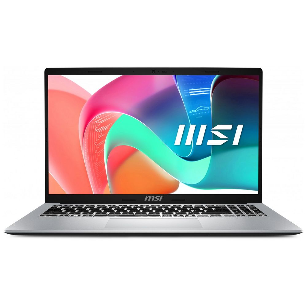 Ноутбук без сумки MSI Modern 15 F13MG Core i5-1334U 15.6" FHD (1920*1080)IPS,DDR4 16GB (8GB*2),512GB SSD,Iris Xe Graphics,backlight (White),Urban Silver,45Whr,1.7kg,DOS (9S7-15S122-476)