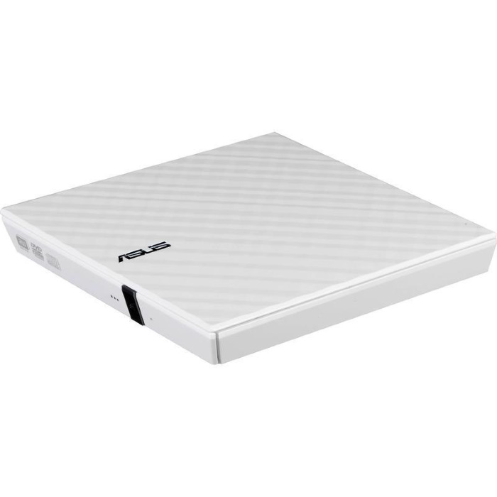 Привод DVD-RW Asus SDRW-08D2S-U LITE/ WHT/ G/ AS внешний, USB, белый, retail, external ; 90-DQ0436-UA221KZ/ (SDRW-08D2S-U LITE/ WHITE/ ASUS)